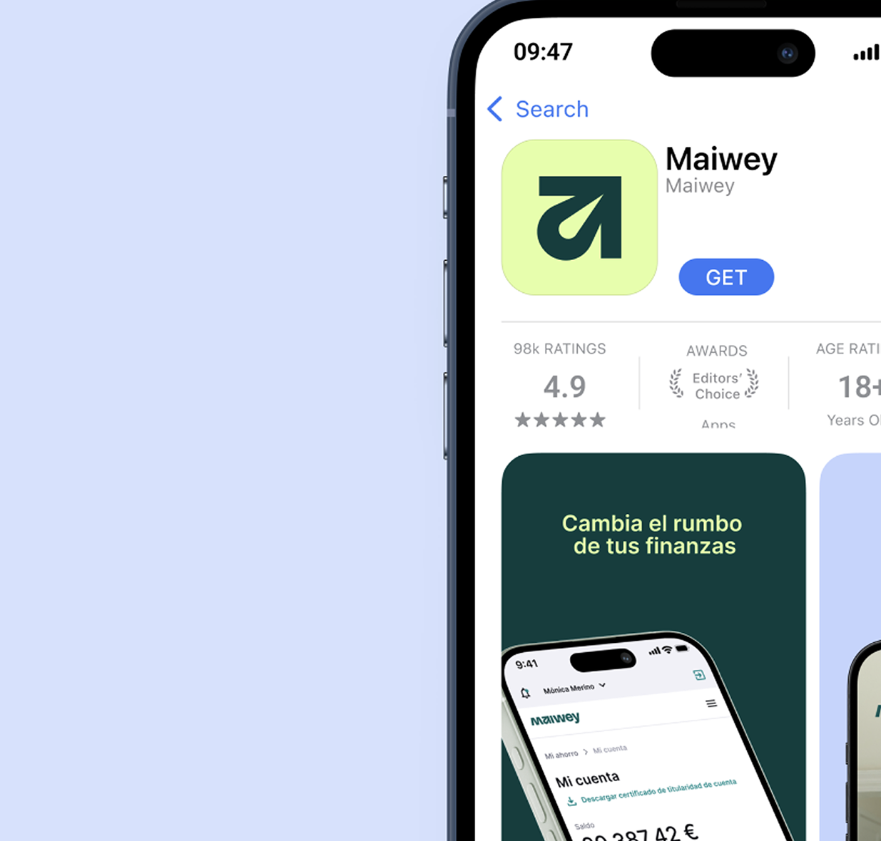 Maiwey — registration flow
